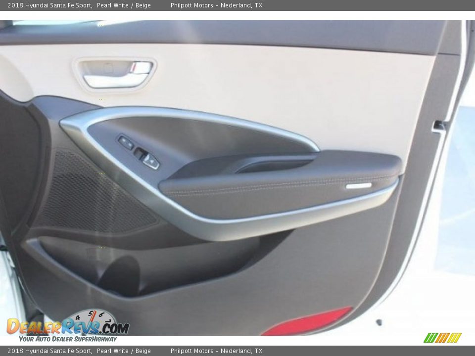 2018 Hyundai Santa Fe Sport Pearl White / Beige Photo #30