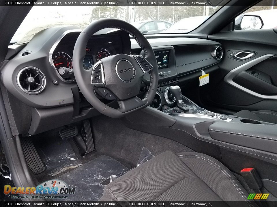 Jet Black Interior - 2018 Chevrolet Camaro LT Coupe Photo #6