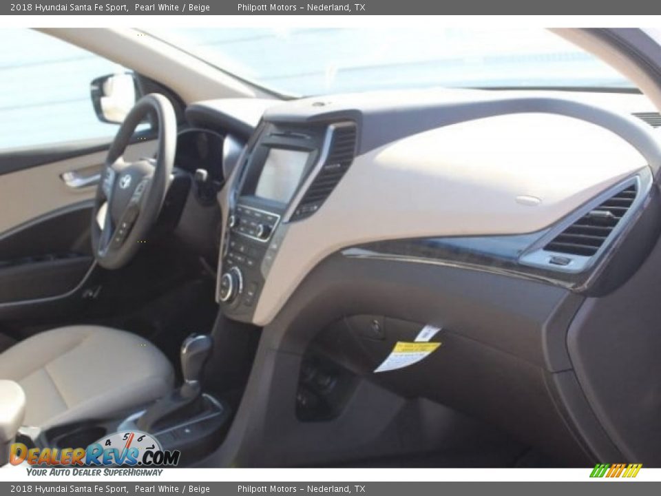 2018 Hyundai Santa Fe Sport Pearl White / Beige Photo #31