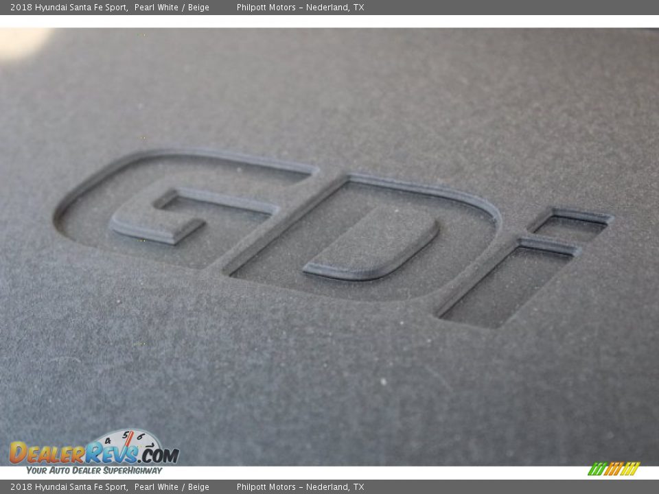 2018 Hyundai Santa Fe Sport Pearl White / Beige Photo #34