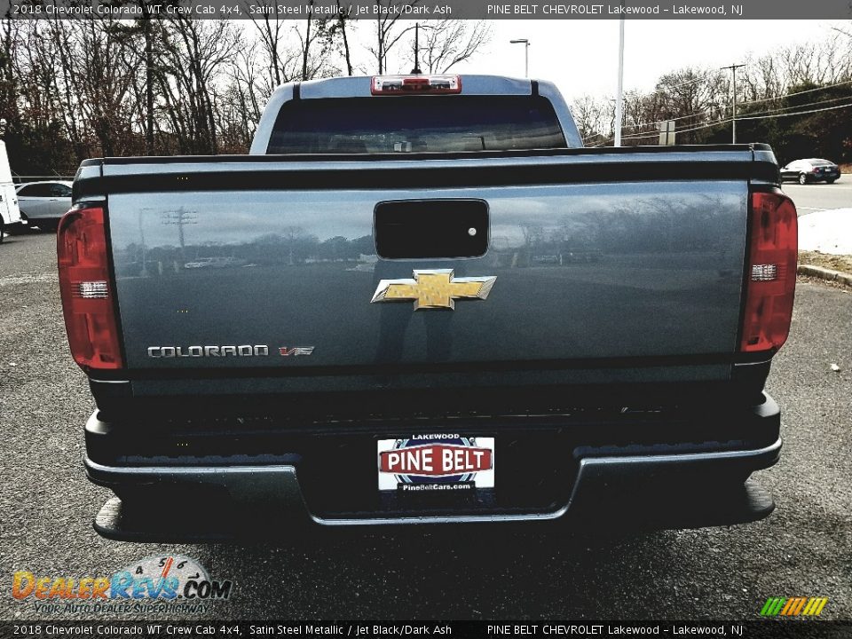 2018 Chevrolet Colorado WT Crew Cab 4x4 Satin Steel Metallic / Jet Black/Dark Ash Photo #5