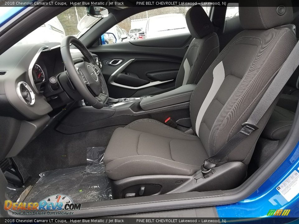 2018 Chevrolet Camaro LT Coupe Hyper Blue Metallic / Jet Black Photo #8