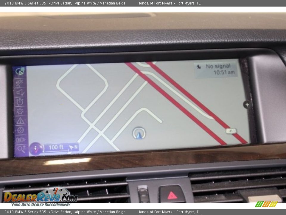 2013 BMW 5 Series 535i xDrive Sedan Alpine White / Venetian Beige Photo #25