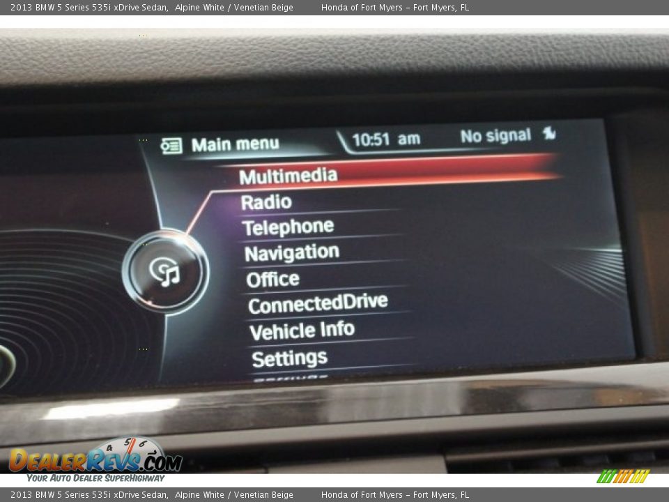 2013 BMW 5 Series 535i xDrive Sedan Alpine White / Venetian Beige Photo #27