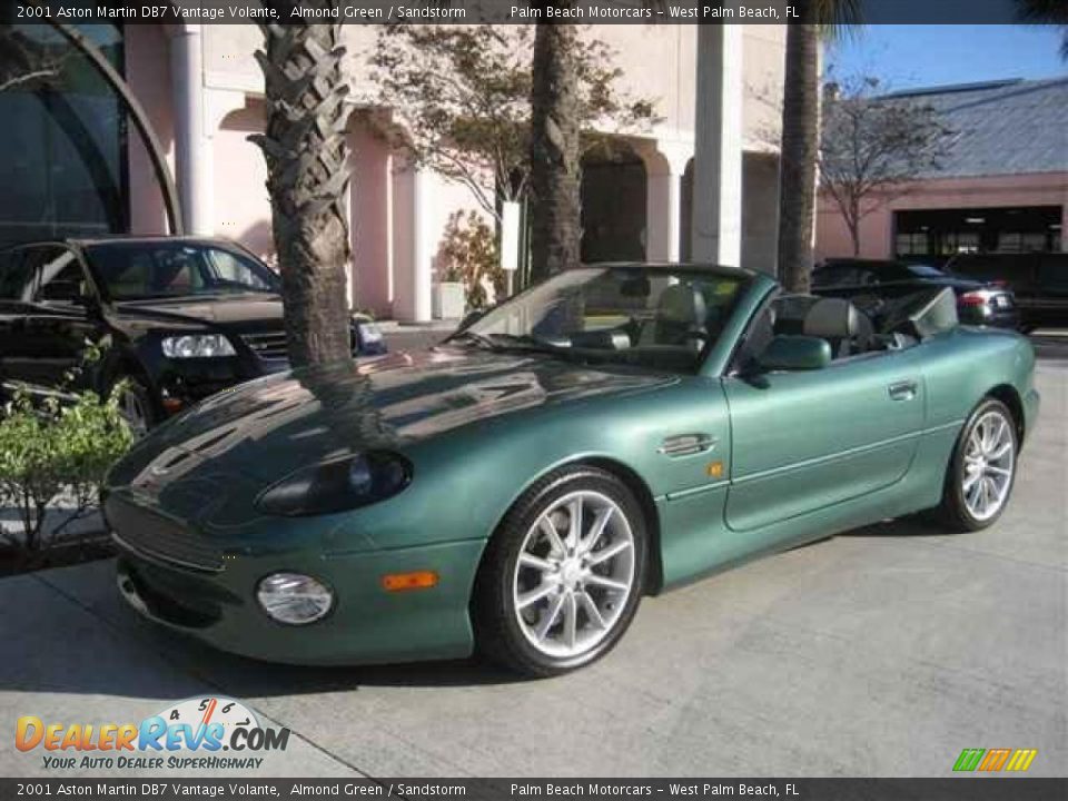 2001 Aston Martin DB7 Vantage Volante Almond Green / Sandstorm Photo #1