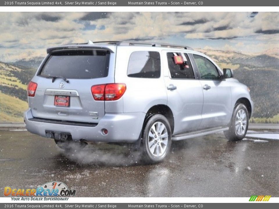 2016 Toyota Sequoia Limited 4x4 Silver Sky Metallic / Sand Beige Photo #3