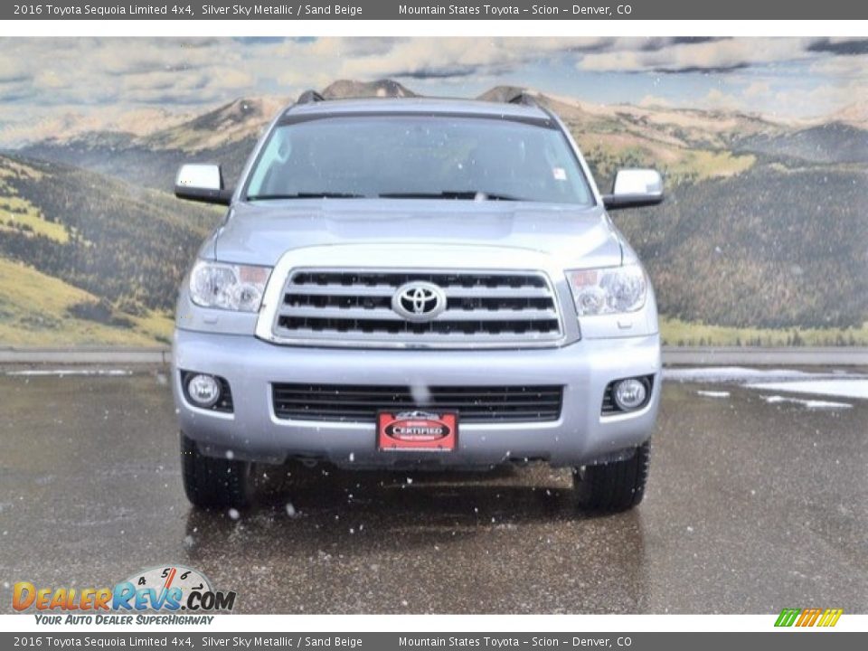 2016 Toyota Sequoia Limited 4x4 Silver Sky Metallic / Sand Beige Photo #4