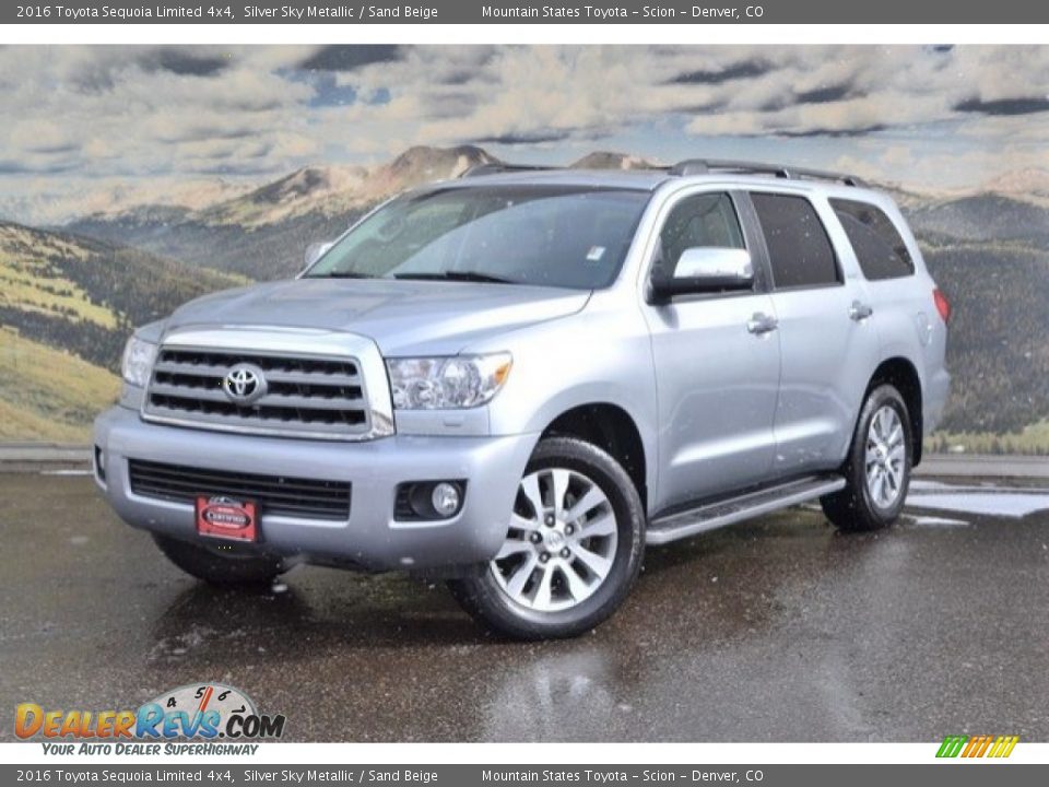 2016 Toyota Sequoia Limited 4x4 Silver Sky Metallic / Sand Beige Photo #5