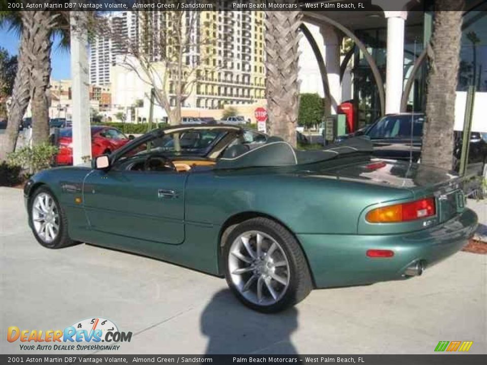 2001 Aston Martin DB7 Vantage Volante Almond Green / Sandstorm Photo #4