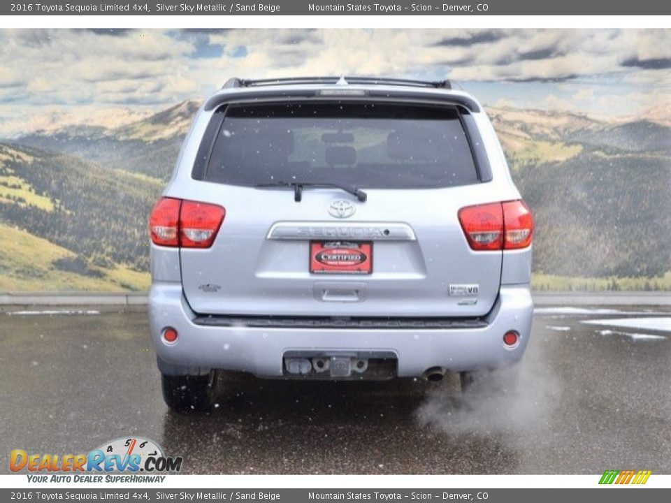 2016 Toyota Sequoia Limited 4x4 Silver Sky Metallic / Sand Beige Photo #9