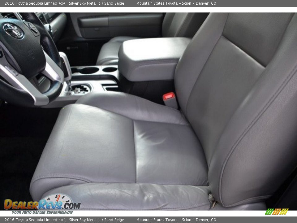 2016 Toyota Sequoia Limited 4x4 Silver Sky Metallic / Sand Beige Photo #11