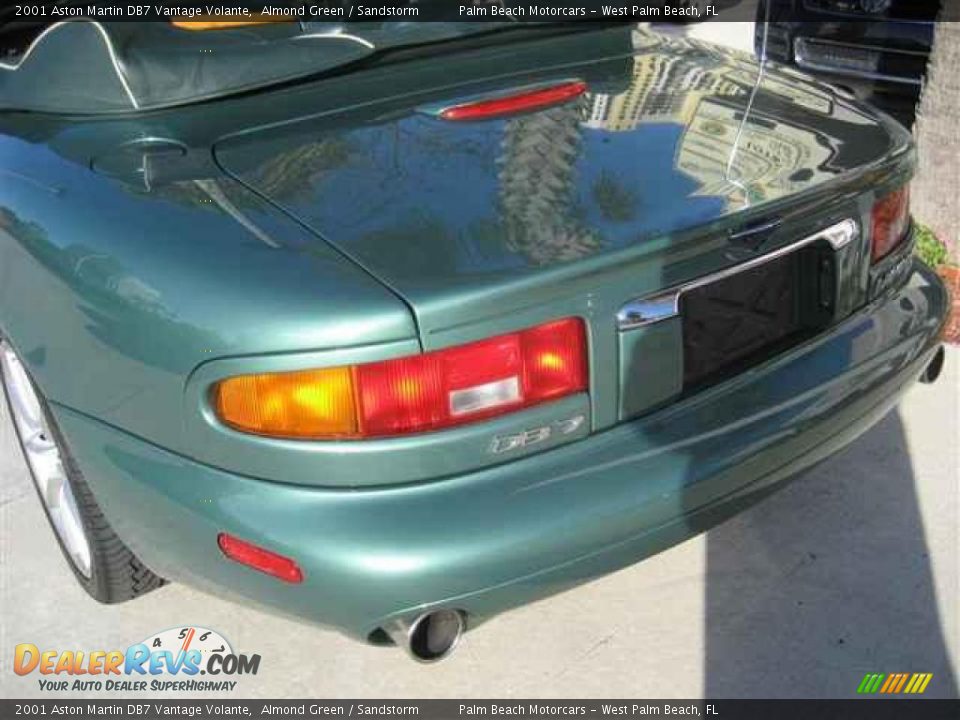 2001 Aston Martin DB7 Vantage Volante Almond Green / Sandstorm Photo #6