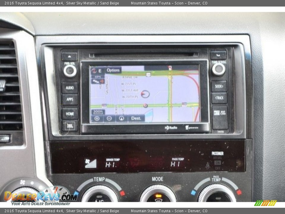 2016 Toyota Sequoia Limited 4x4 Silver Sky Metallic / Sand Beige Photo #16