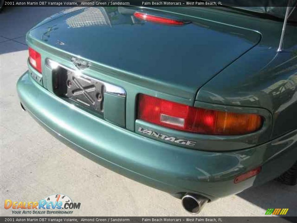 2001 Aston Martin DB7 Vantage Volante Almond Green / Sandstorm Photo #7