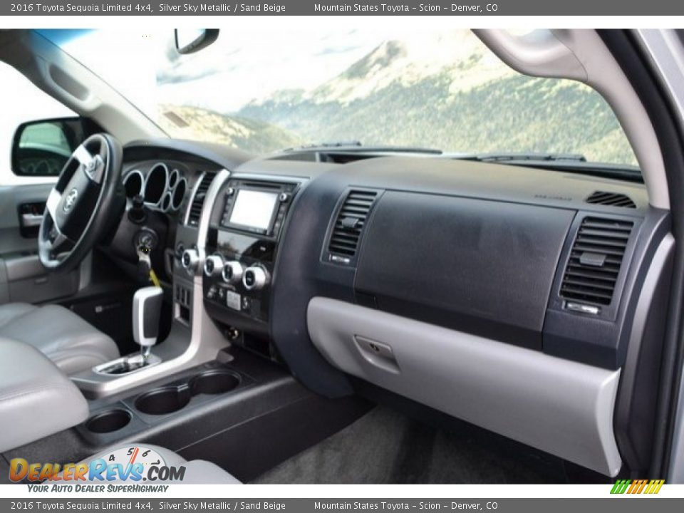 2016 Toyota Sequoia Limited 4x4 Silver Sky Metallic / Sand Beige Photo #17