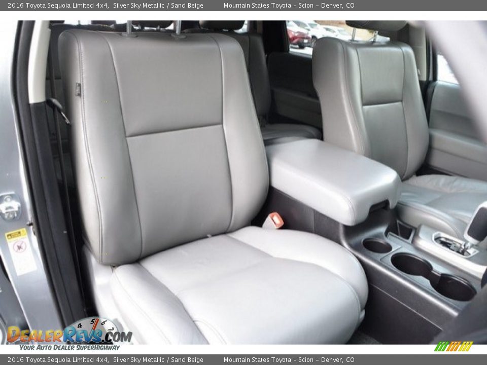 2016 Toyota Sequoia Limited 4x4 Silver Sky Metallic / Sand Beige Photo #19