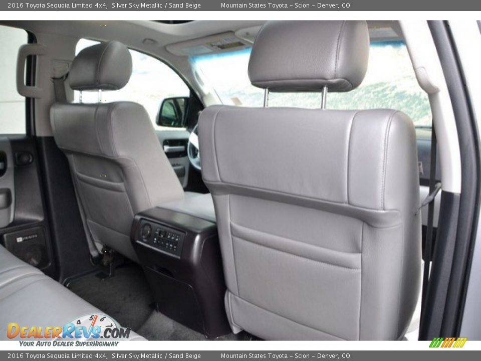 2016 Toyota Sequoia Limited 4x4 Silver Sky Metallic / Sand Beige Photo #22