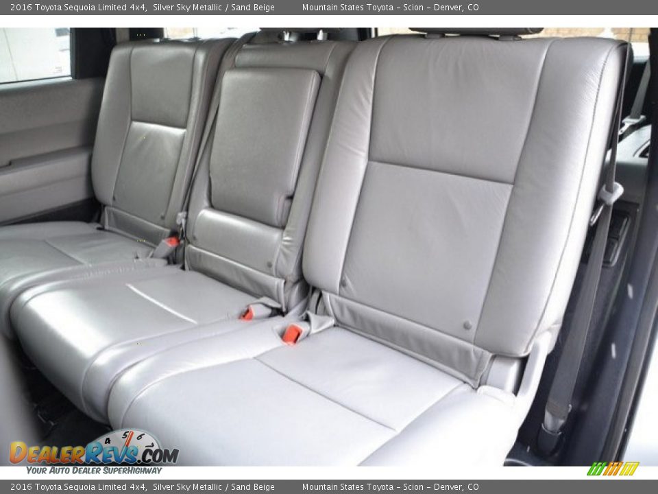 2016 Toyota Sequoia Limited 4x4 Silver Sky Metallic / Sand Beige Photo #23