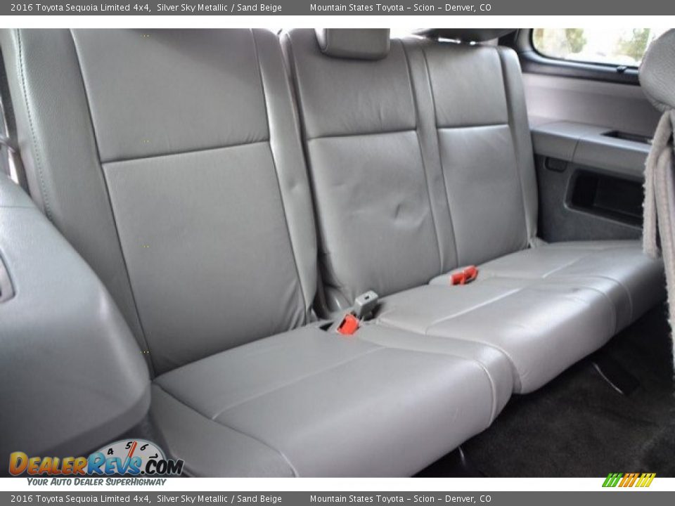 2016 Toyota Sequoia Limited 4x4 Silver Sky Metallic / Sand Beige Photo #25