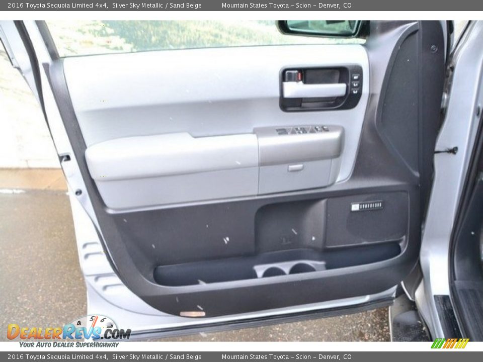 2016 Toyota Sequoia Limited 4x4 Silver Sky Metallic / Sand Beige Photo #26