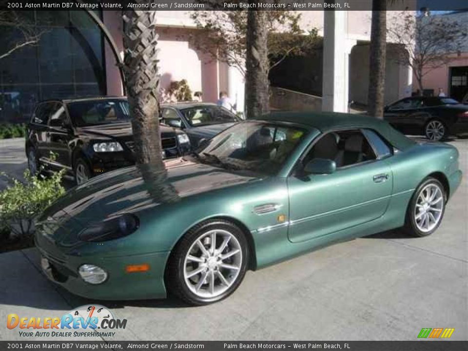 2001 Aston Martin DB7 Vantage Volante Almond Green / Sandstorm Photo #11