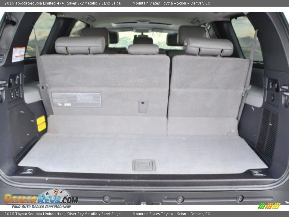 2016 Toyota Sequoia Limited 4x4 Silver Sky Metallic / Sand Beige Photo #28