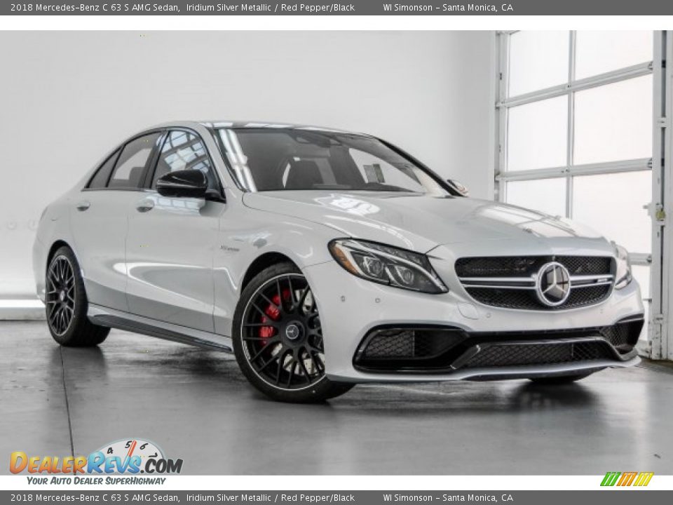 Front 3/4 View of 2018 Mercedes-Benz C 63 S AMG Sedan Photo #14