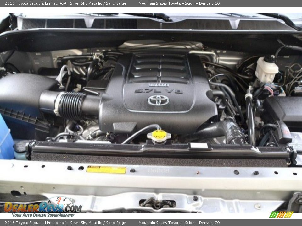 2016 Toyota Sequoia Limited 4x4 Silver Sky Metallic / Sand Beige Photo #29