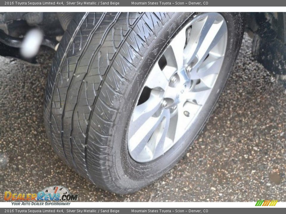 2016 Toyota Sequoia Limited 4x4 Silver Sky Metallic / Sand Beige Photo #30