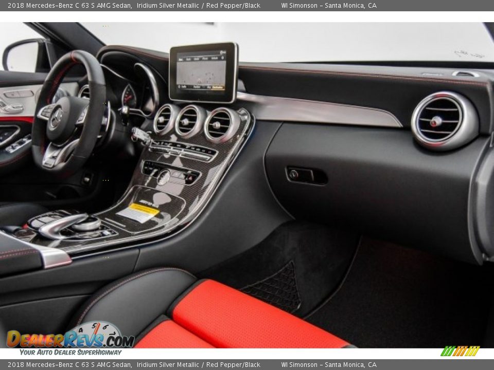 Dashboard of 2018 Mercedes-Benz C 63 S AMG Sedan Photo #33