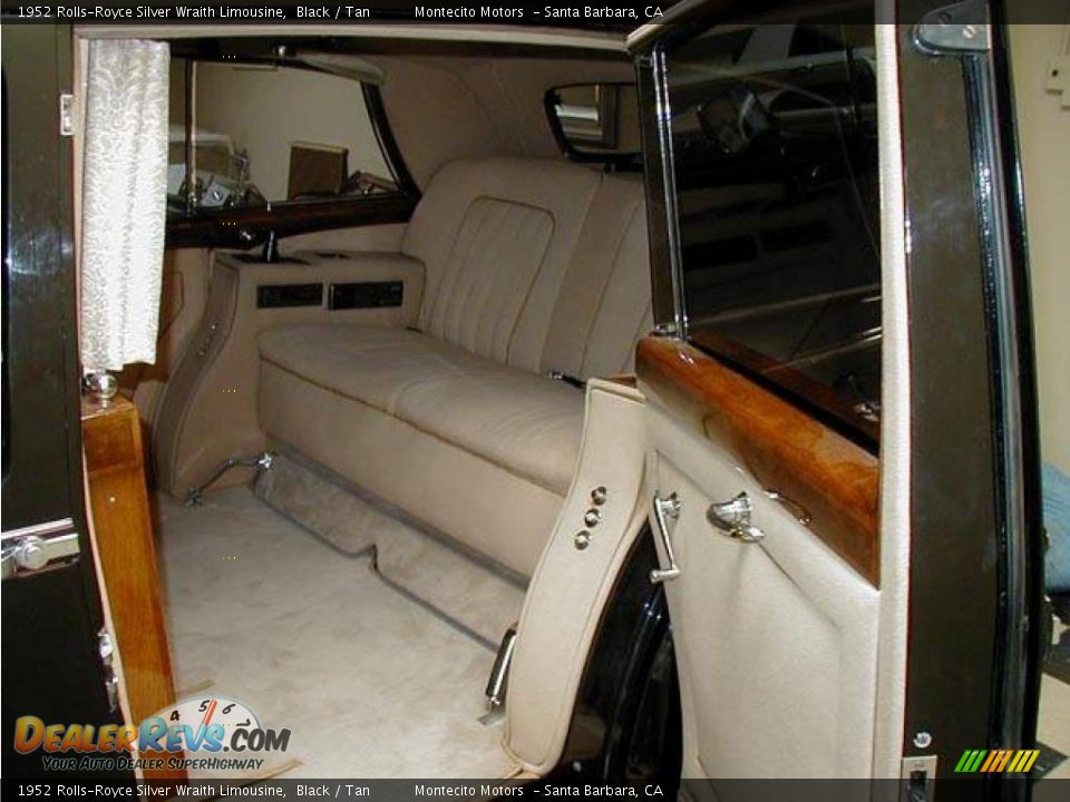 1952 Rolls-Royce Silver Wraith Limousine Black / Tan Photo #9
