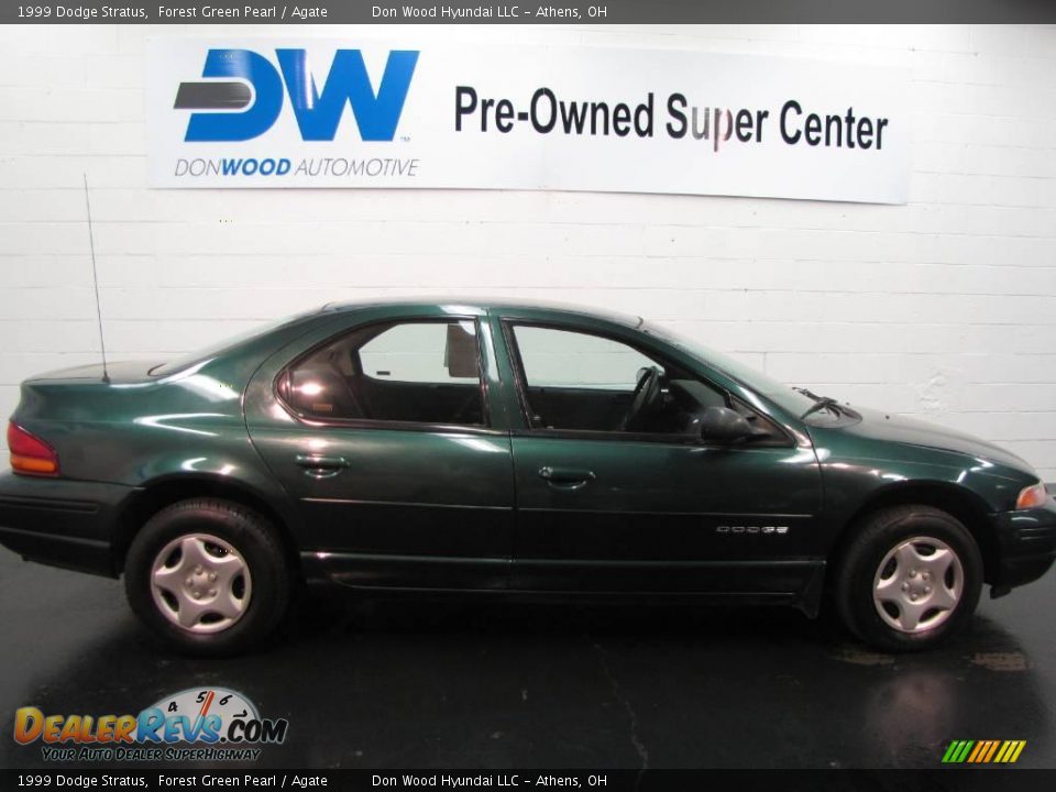 1999 Dodge Stratus Forest Green Pearl / Agate Photo #4