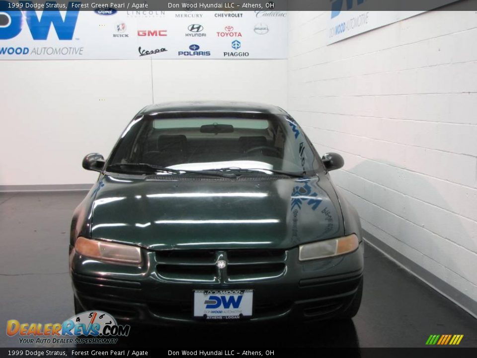 1999 Dodge Stratus Forest Green Pearl / Agate Photo #8