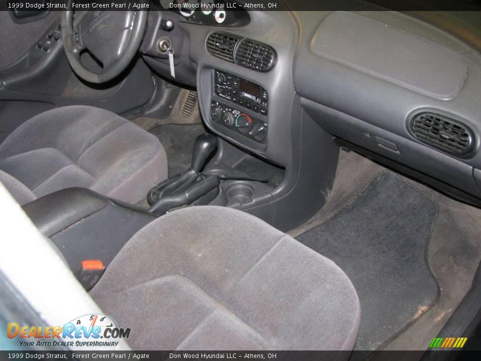 1999 Dodge Stratus Forest Green Pearl / Agate Photo #13
