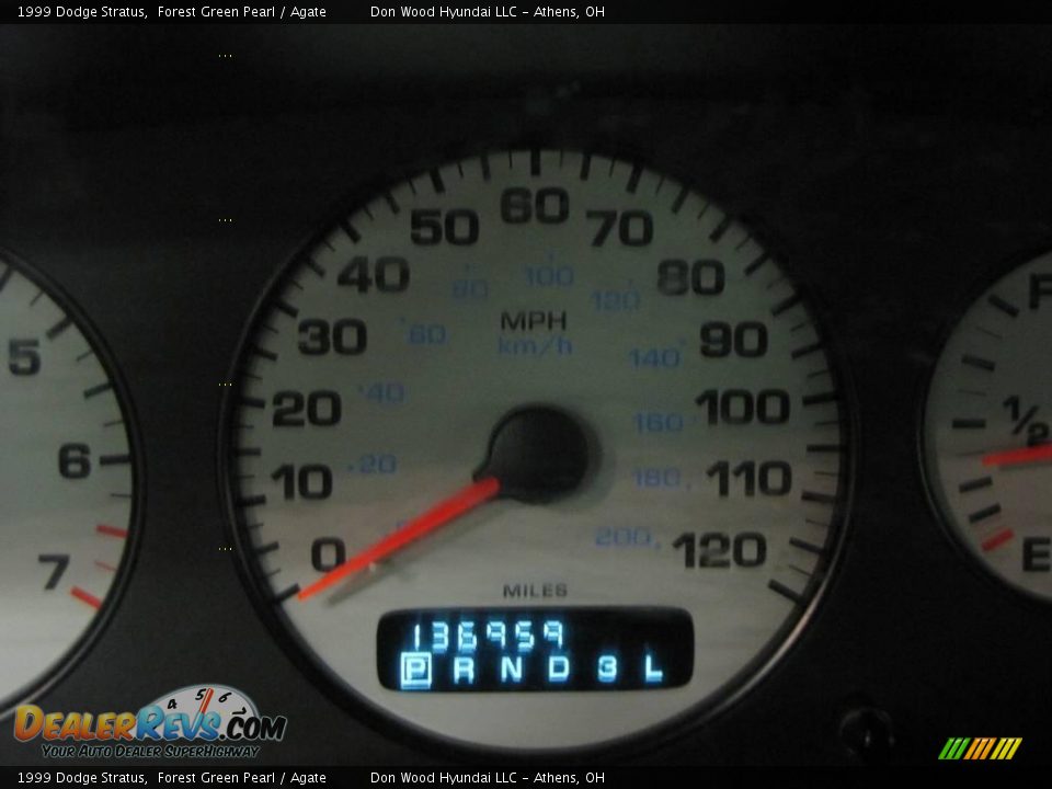 1999 Dodge Stratus Forest Green Pearl / Agate Photo #16