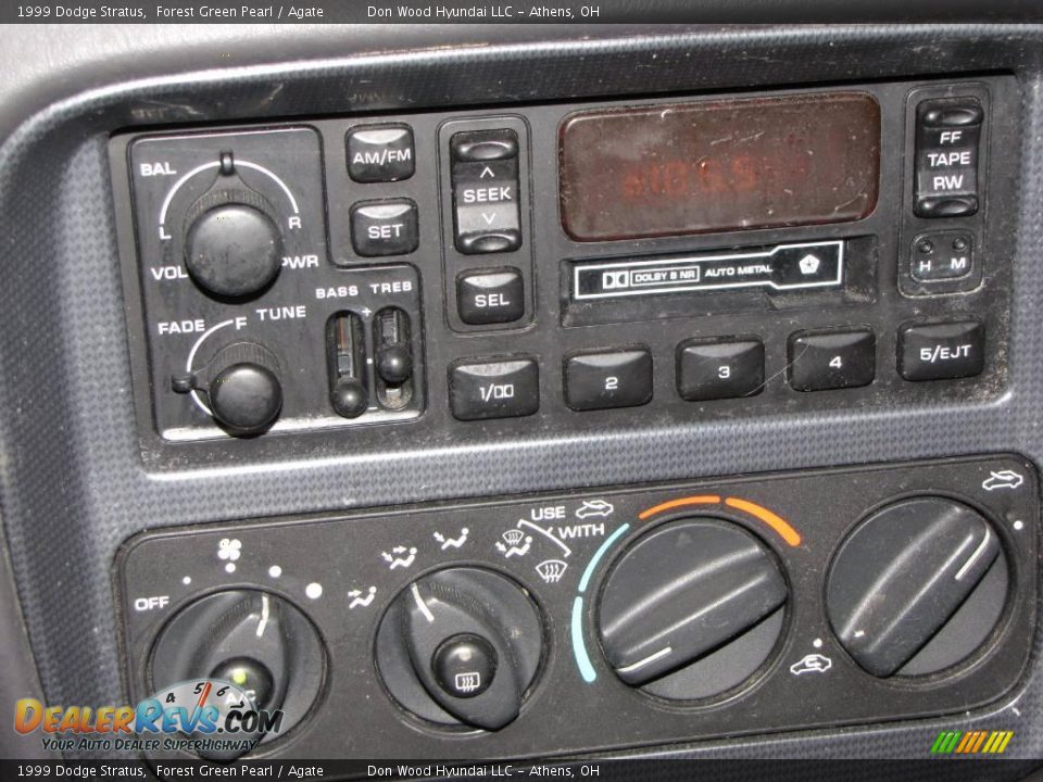 1999 Dodge Stratus Forest Green Pearl / Agate Photo #17