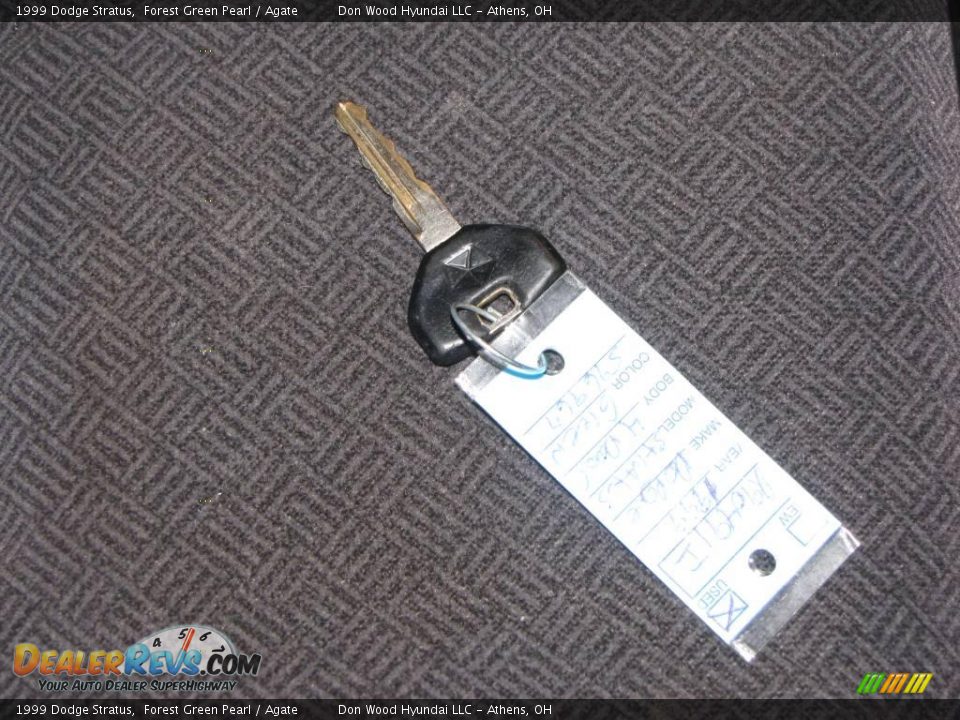 1999 Dodge Stratus Forest Green Pearl / Agate Photo #19