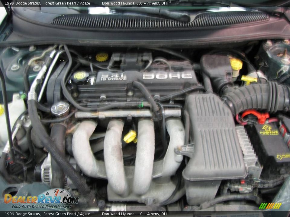 1999 Dodge Stratus Forest Green Pearl / Agate Photo #20