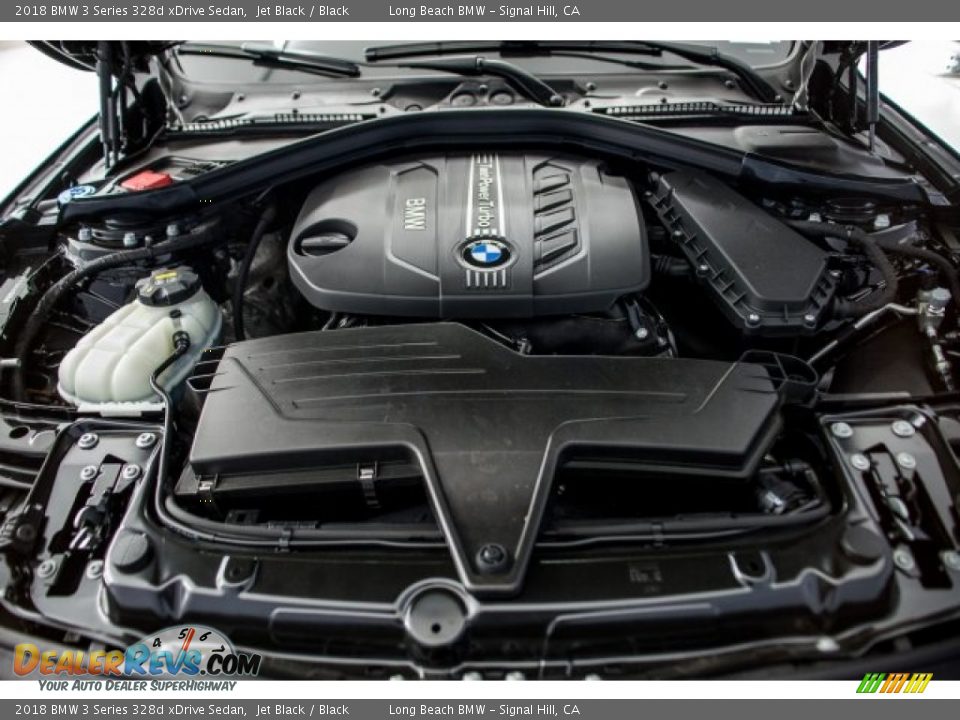 2018 BMW 3 Series 328d xDrive Sedan Jet Black / Black Photo #8