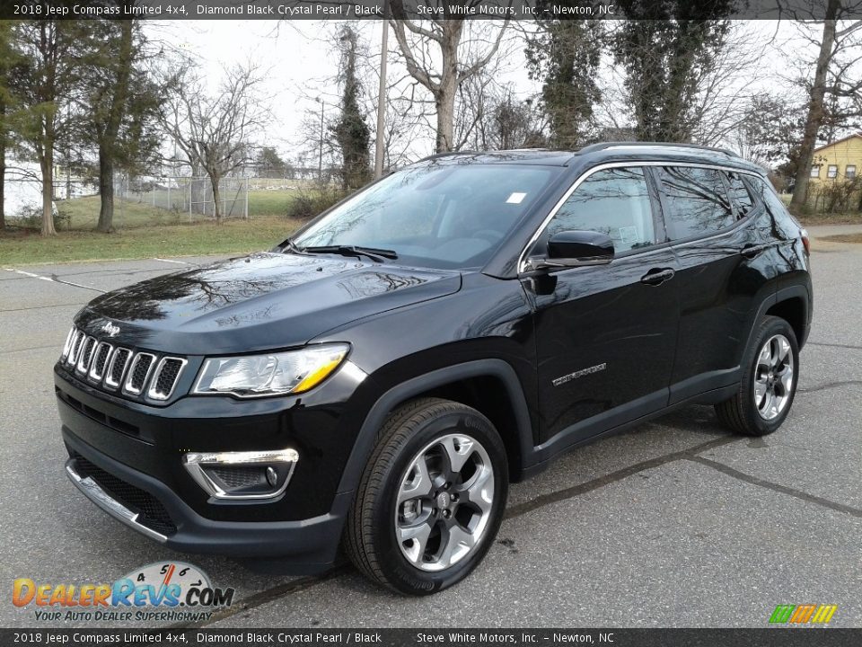 2018 Jeep Compass Limited 4x4 Diamond Black Crystal Pearl / Black Photo #2