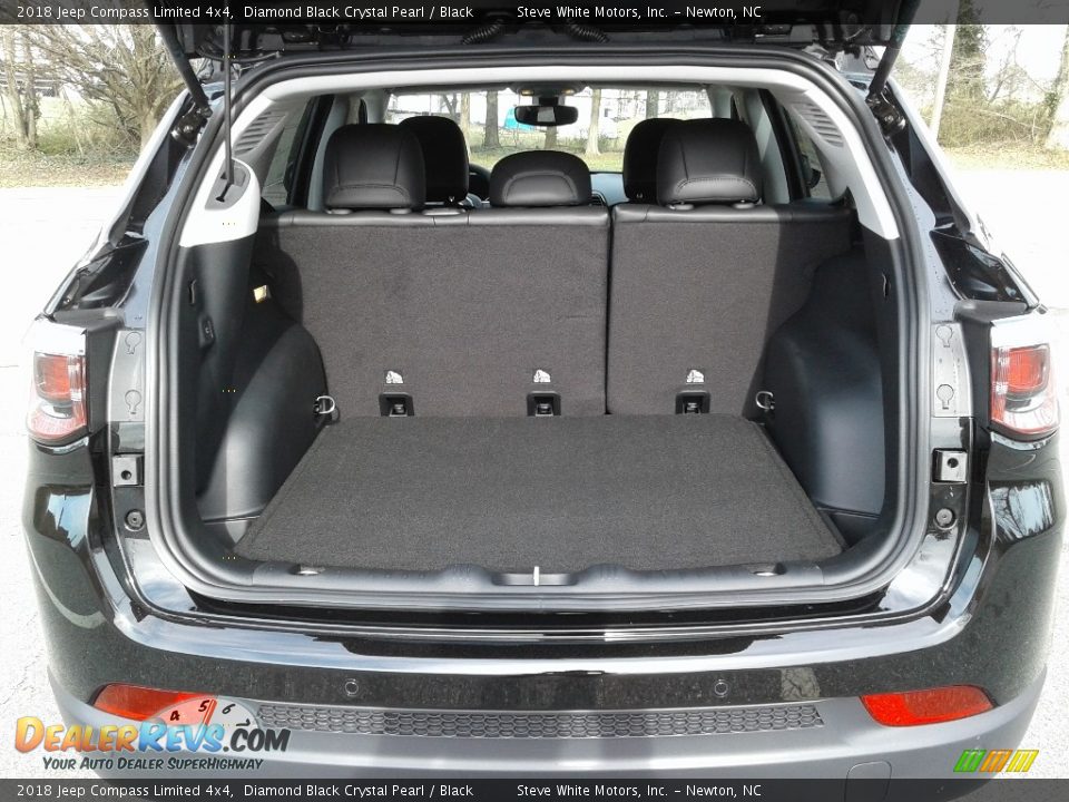 2018 Jeep Compass Limited 4x4 Diamond Black Crystal Pearl / Black Photo #12