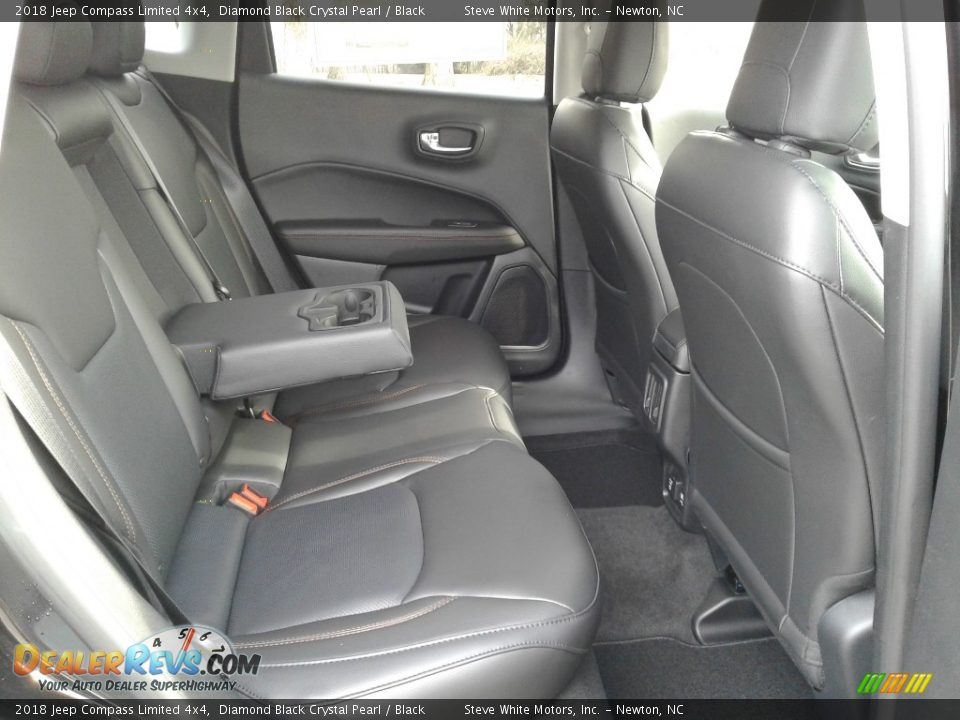 2018 Jeep Compass Limited 4x4 Diamond Black Crystal Pearl / Black Photo #13