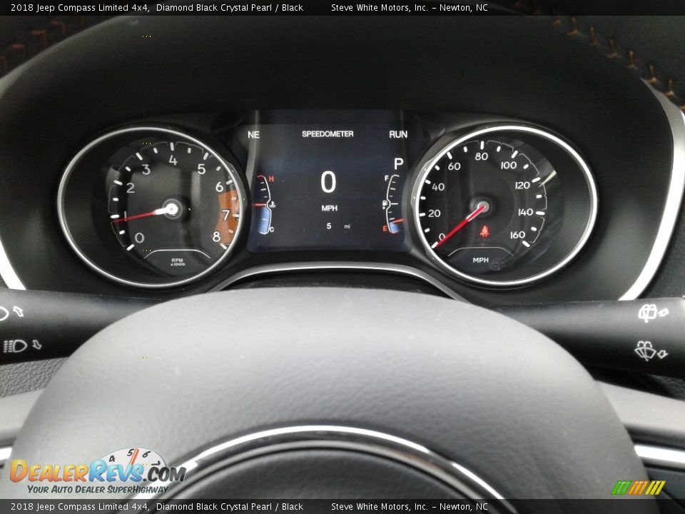 2018 Jeep Compass Limited 4x4 Diamond Black Crystal Pearl / Black Photo #17