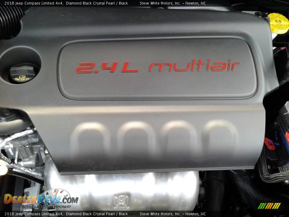 2018 Jeep Compass Limited 4x4 Diamond Black Crystal Pearl / Black Photo #29