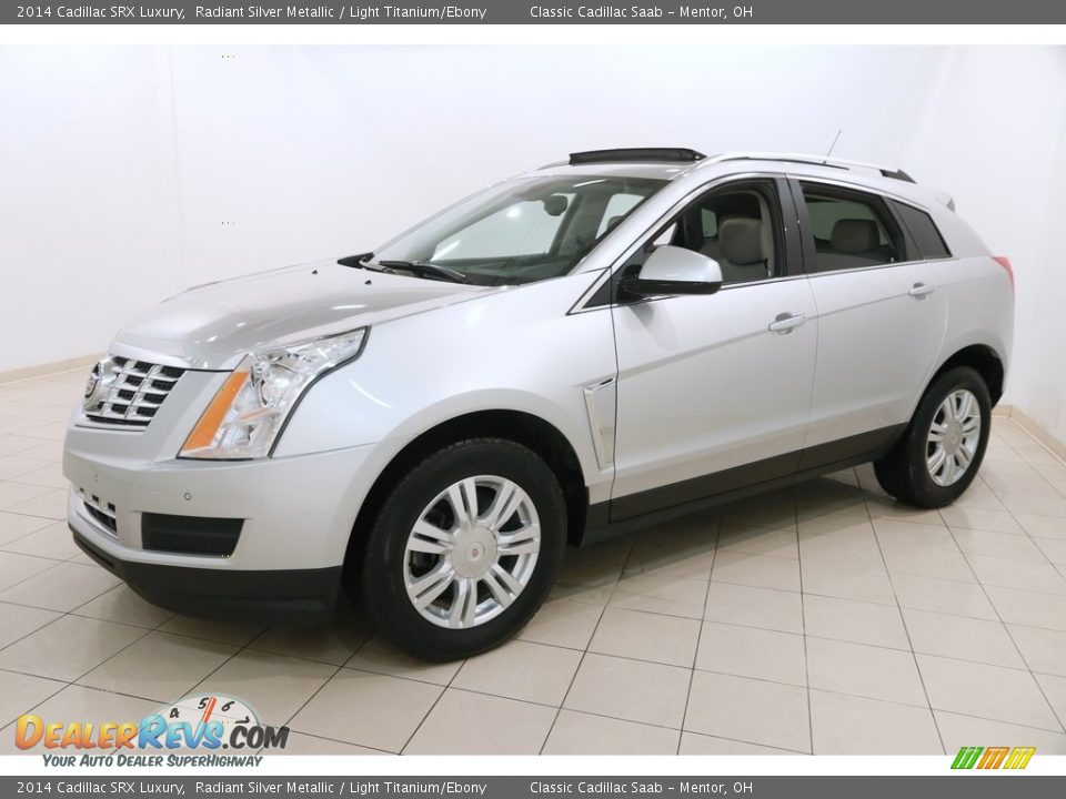 2014 Cadillac SRX Luxury Radiant Silver Metallic / Light Titanium/Ebony Photo #3