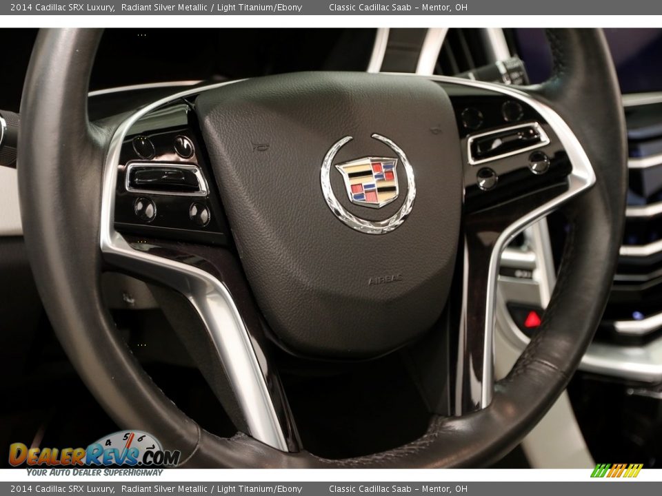 2014 Cadillac SRX Luxury Radiant Silver Metallic / Light Titanium/Ebony Photo #6