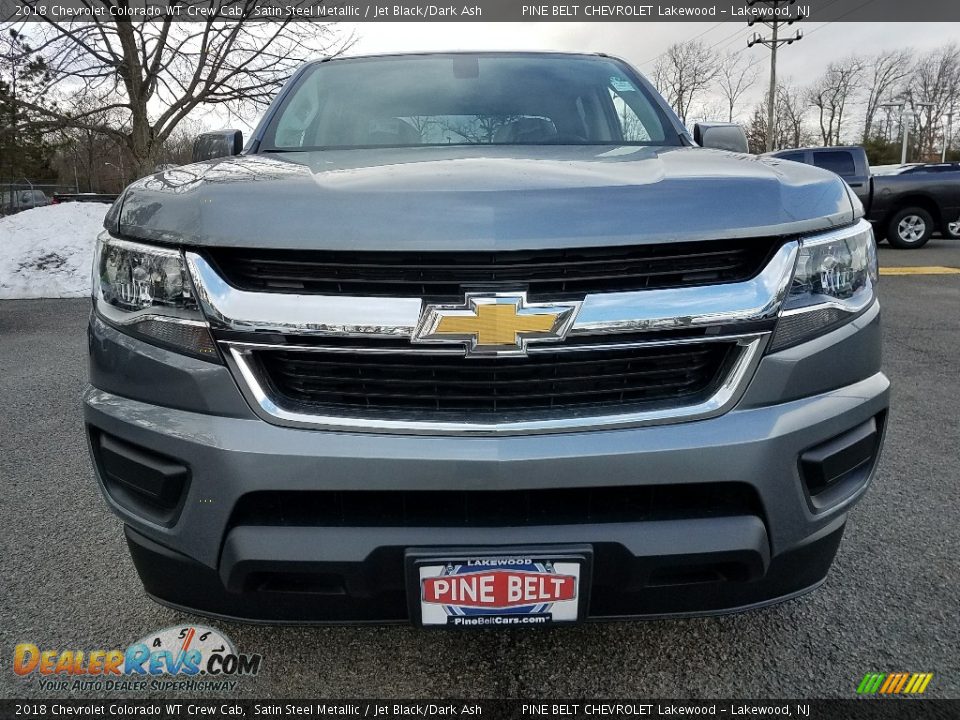 2018 Chevrolet Colorado WT Crew Cab Satin Steel Metallic / Jet Black/Dark Ash Photo #2