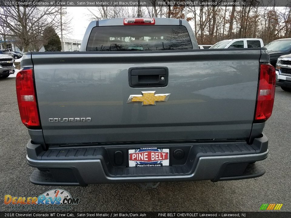 2018 Chevrolet Colorado WT Crew Cab Satin Steel Metallic / Jet Black/Dark Ash Photo #5