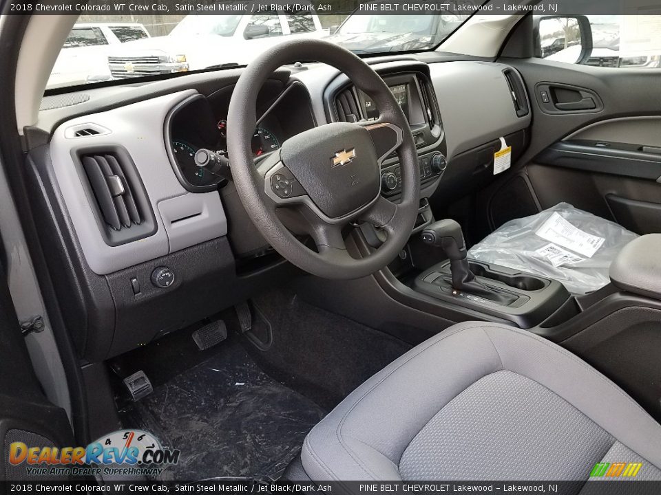 2018 Chevrolet Colorado WT Crew Cab Satin Steel Metallic / Jet Black/Dark Ash Photo #7