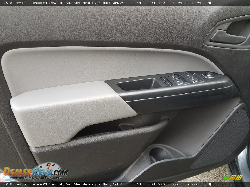 2018 Chevrolet Colorado WT Crew Cab Satin Steel Metallic / Jet Black/Dark Ash Photo #8